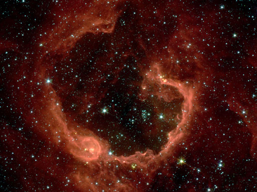 Bubble of gas and dust in the constellation Centaurus
