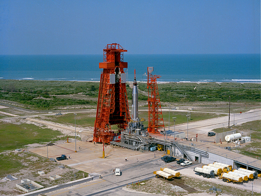 Aerial view of Launch Complex 14