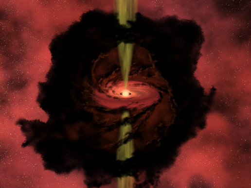 Artist's conception of the birth of a star in L1014