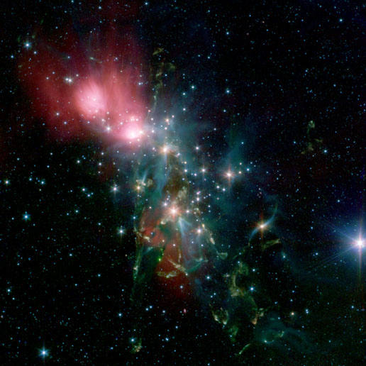Reflection nebula NGC 1333 in the constellation Perseus