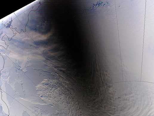 Solar Eclipse Over Antarctica
