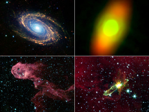 Images from Spitzer Space Telescope