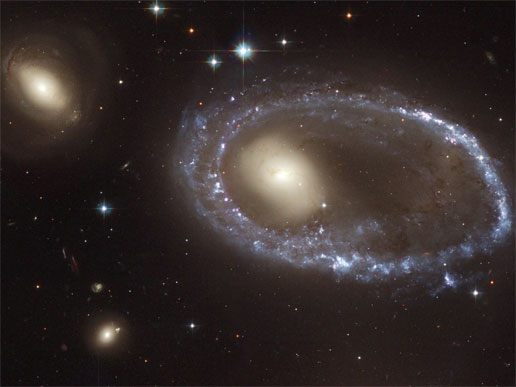 Hubble image of ring galaxy
